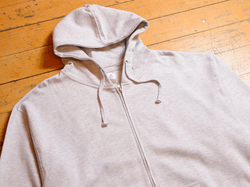 Independent Fleece Blank Zip Hood - Athletic Heather