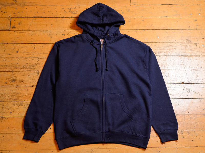 Independent Fleece Blank Zip Hood - Navy