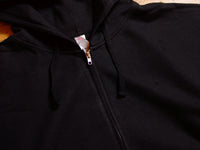 Independent Fleece Blank Zip Hood - Black