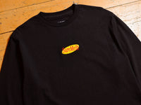 Melbfeld Embroidered Long Sleeve T-Shirt in Black