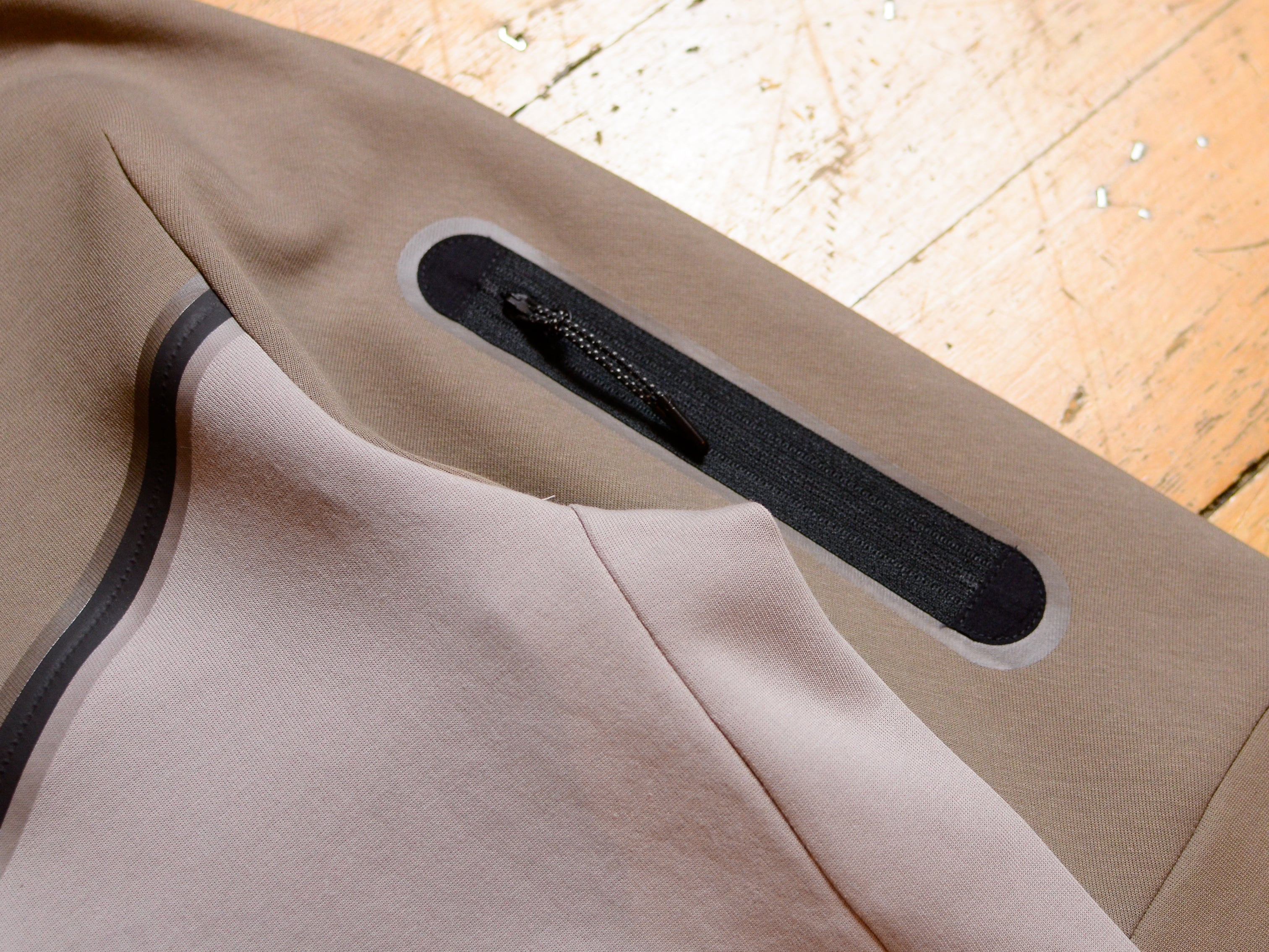 olive grey enigma stone black tech fleece