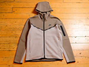 Nike Sportswear Tech Fleece Zip Hood - Olive Grey / Enigma Stone / Black