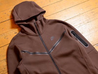 Nike Sportswear Tech Fleece Zip Hood - Baroque Brown / Black