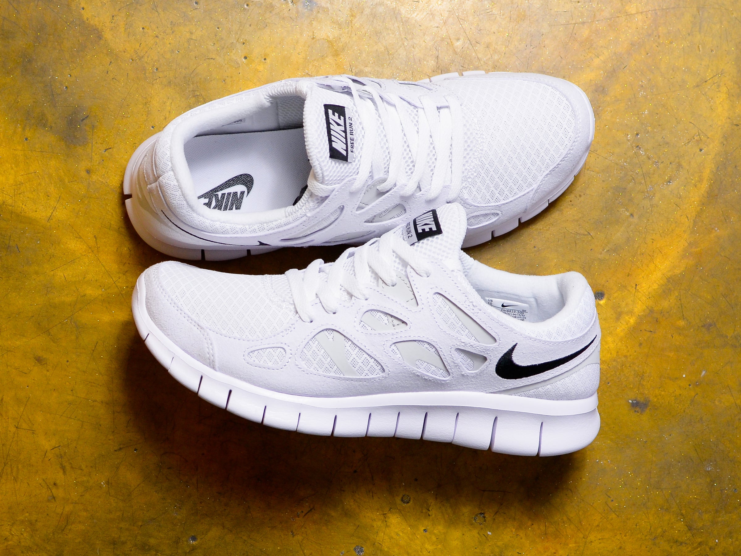 Nike free run 2.0 white Clearance