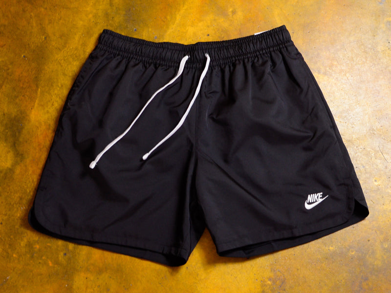 Nike Sportswear Essentials Woven Lined Flow Shorts - Black / White