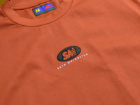 SM Oval Heavyweight Embroidered T-Shirt - Clay / Black